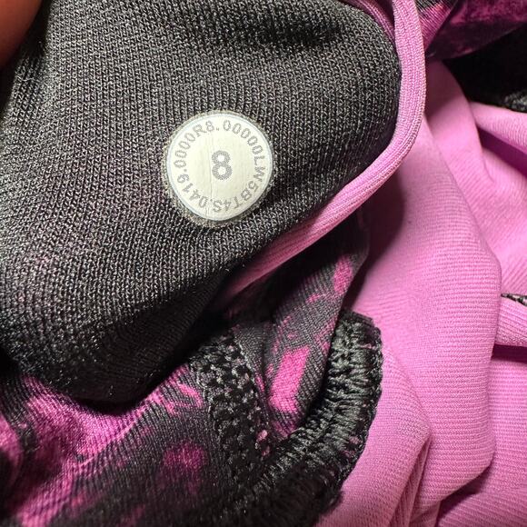 Lululemon Wunder Under High-Rise Tight Full-On Luxtreme Purple Camo Size 8 EUC - Picture 5 of 8